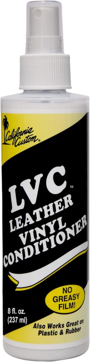 – Leather Vinyl Conditioner LVC, Protect Your Leather, Rubber, Plastic and Vinyl from Wearing, Drying & Cracking. No Greasy Film. Will Not Attract Dust! - 8 fl. oz.