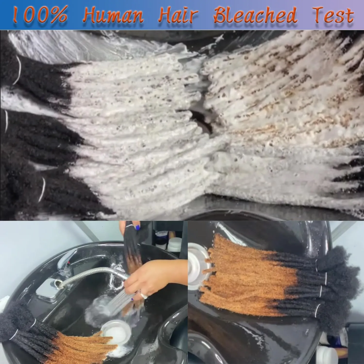 0.4 cm Loc Extensions 8 Inch 30 StrHuman Hair Dreadlock Extension 100% FUll Handmade Human Hair Dread Extension for Man/Woman/Kids Human Hair Locs Can be Curly and Dyed