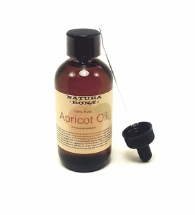 100% Pure Apricot Kernel Seed Extract Oil for Face, Skin, Hair, Nails, Massage & Aromatherapy. A Natural Skin Care Moisturizer Rich in Nutrients & Antioxidants; 4oz