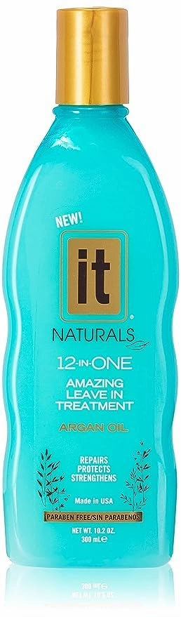 12-in-One Amazing Leave-In Hair Treatment – 2 Pack - Conditioner Spray Strengthens and Protects Dry & Damaged Hair - IT 12-in-One - No Parabens (Argan Oil)