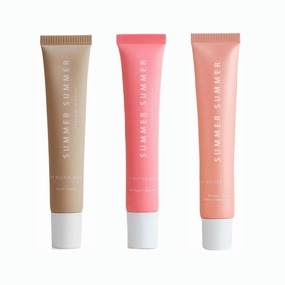 3 PACK SUMMER Lip Balm Daily On Friday Lip Butter Balm Conditioning Lip And Lip Balm Tinted Soothing Lip Care Birthday Cake Pink Sugar Vanilla