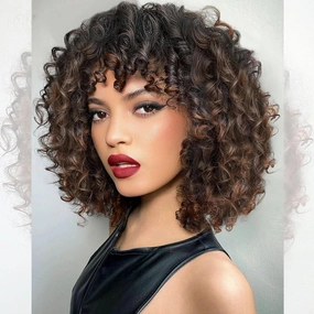 7 Packs Gogo Curl Crochet Hair for Women 8 Inch Pre-Twisted Curly Crochet Hair Pre Looped Deep Ocean Water Wave Beach Curl Crochet Braids Synthetic Braiding Hair Extensions (8 Inch, 1B/30)
