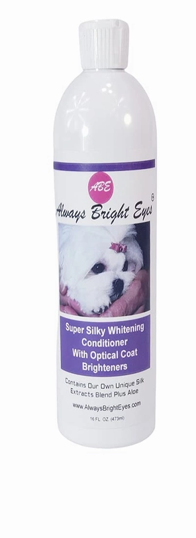 – Super Silky Whitening Conditioner – Deep Coat Conditioning For Dogs and Puppies, Tearless Formulation, Coat Re-moisturizer. Helps Lighten Tear Stain