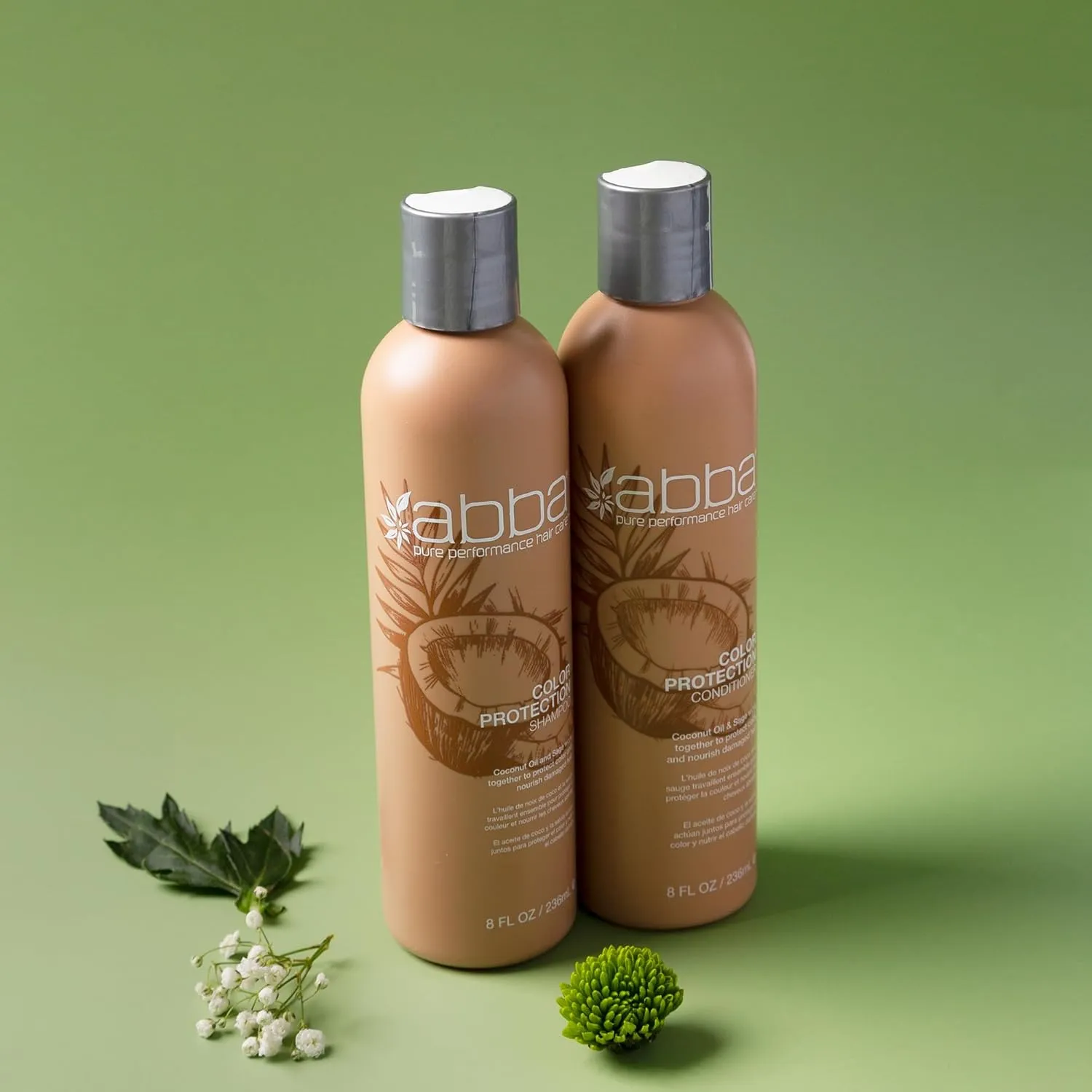 ABBA - Pure Color Protection Conditioner - Coconut Oil & Sage