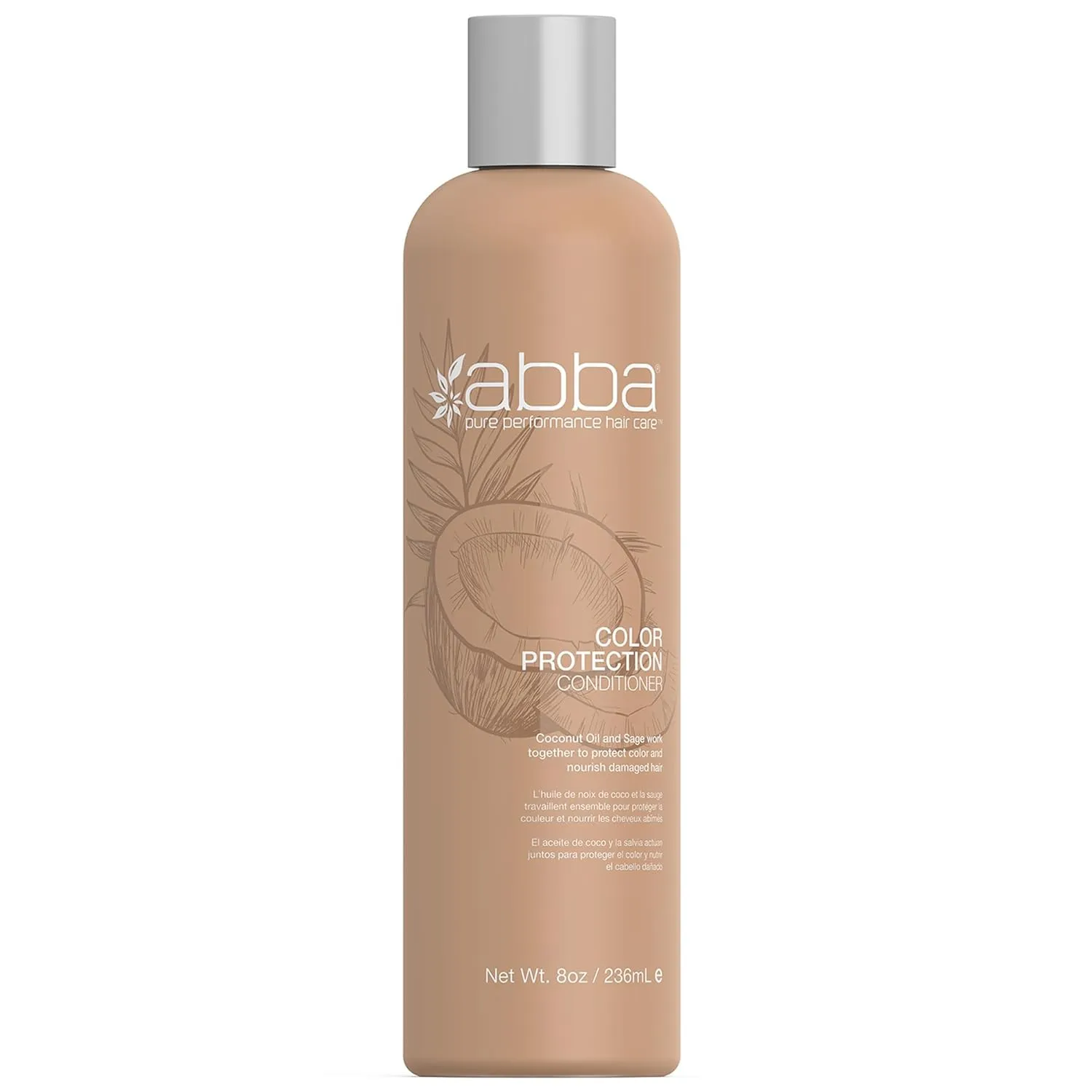 ABBA - Pure Color Protection Conditioner - Coconut Oil & Sage