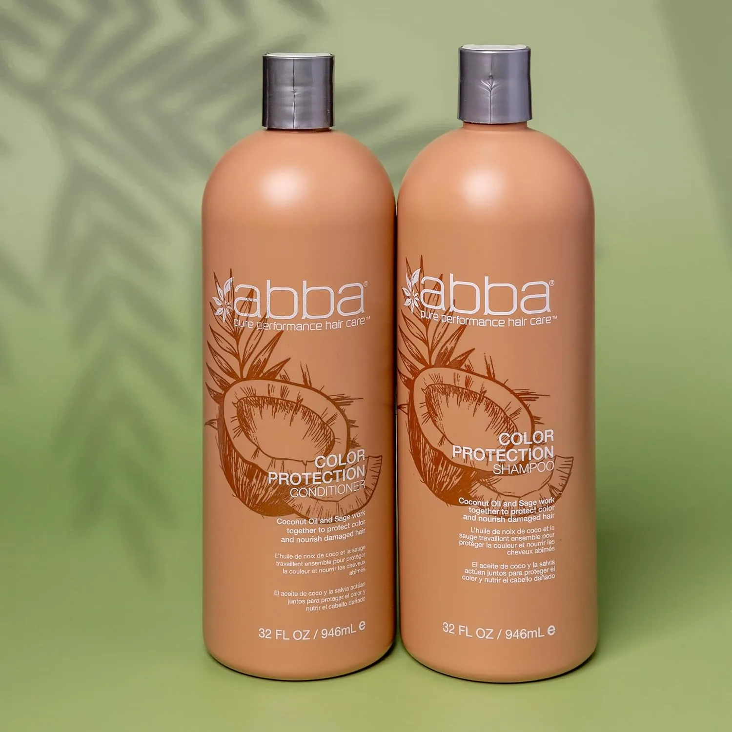 ABBA - Pure Color Protection Conditioner - Coconut Oil & Sage