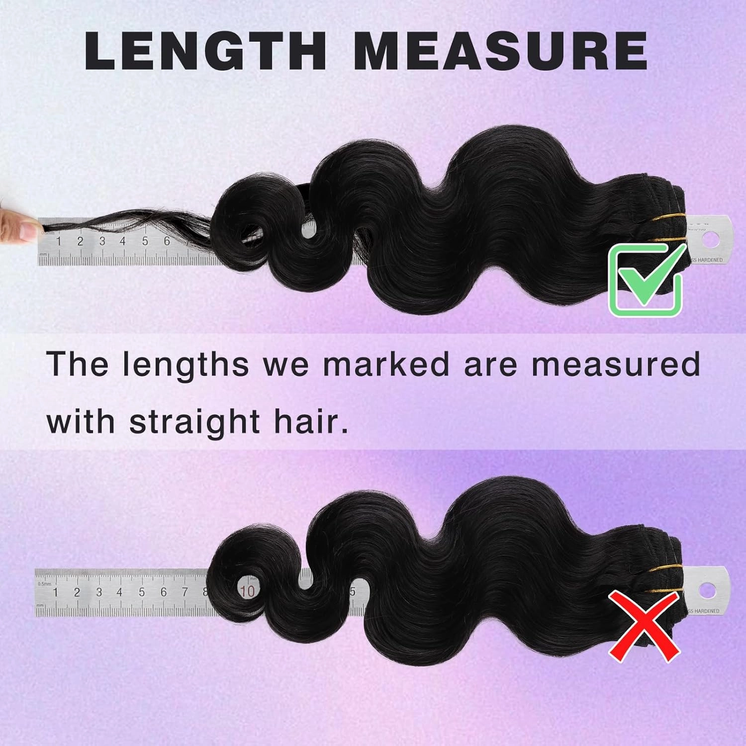 ABH AMAZINGBEAUTY HAIR Body Wave Clip ins Human Hair Wavy Clip in Hair Extensions Full Head Body Wave Clip ins for Black Women Natural Black Real Remy Human Hair Thick Ends 120G 22 Inch