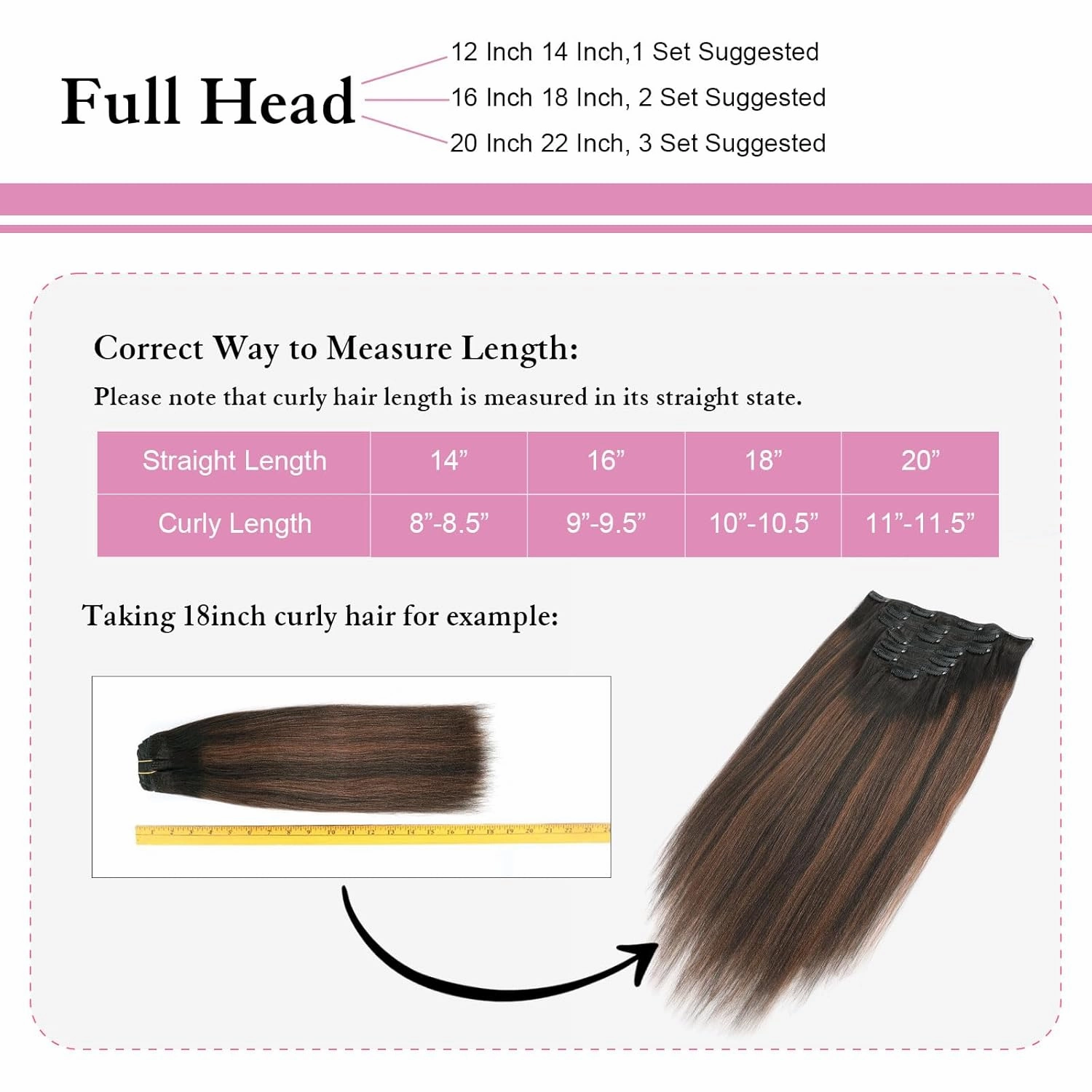ABH AMAZINGBEAUTY HAIR Yaki Straight Clip ins Rooted Black Piano Natural Black #1B With Chocolate Brown #4 Two Tone Light Clip in Human Hair 12 Inch Clip ins for Black Women 120G Full Head