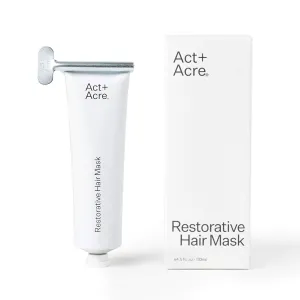 Act Acre Restorative Conditioning Hair Mask - Cold Processed Hair Treatment for Hydrating Dry and Damaged Hair - Moisturizing Silicone Free Hair Masks (4 Fluid Ounces)