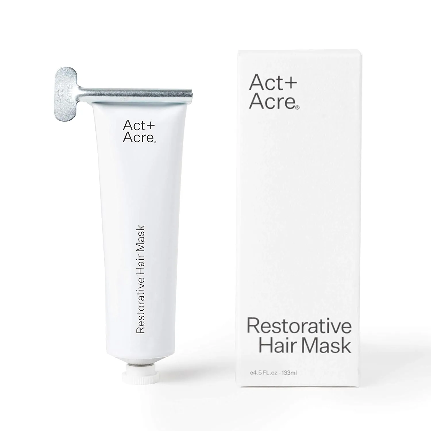 Act Acre Restorative Conditioning Hair Mask - Cold Processed Hair Treatment for Hydrating Dry and Damaged Hair - Moisturizing Silicone Free Hair Masks (4 Fluid Ounces)