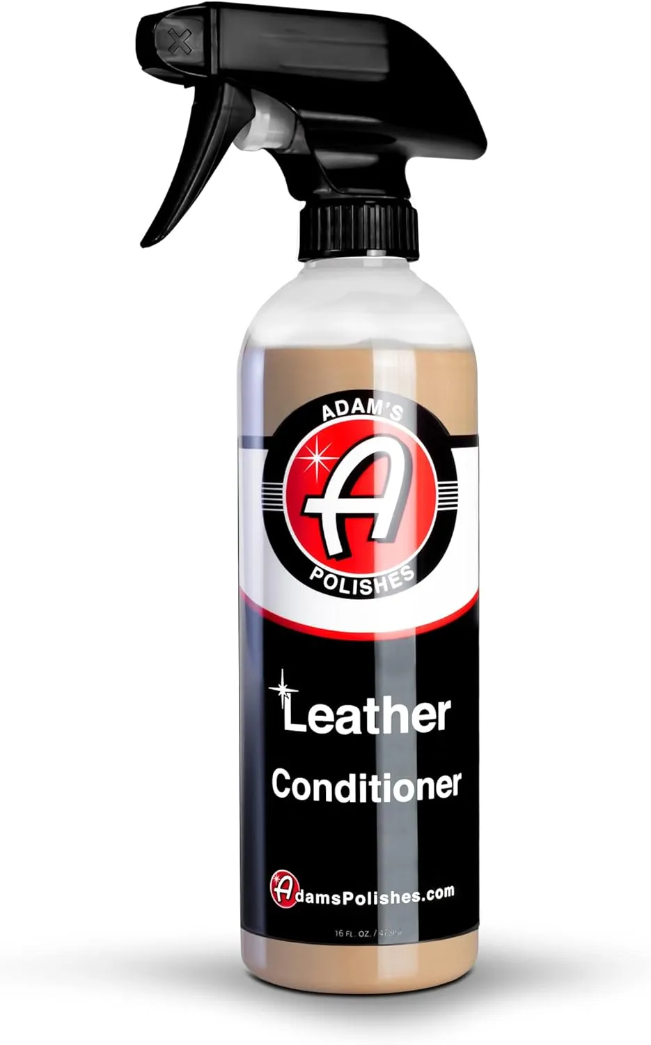 Adam's Polishes Leather Conditioner 16oz - Conditions Leather, Vinyl, and Plastic Interior Surfaces - Contains Premium UV Blockers for SPF 65 Protection - Long Lasting Protection