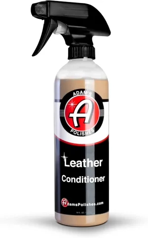 Adam's Polishes Leather Conditioner 16oz - Conditions Leather, Vinyl, and Plastic Interior Surfaces - Contains Premium UV Blockers for SPF 65 Protection - Long Lasting Protection