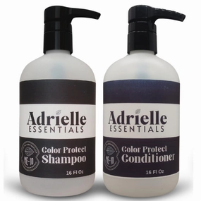 Adrielle Essentials Simply Sinful Scented Color Protect Hair Shampoo and Conditioner Set, 16 Oz Shampoo - 16 Oz Conditioner