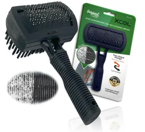 Advanced Coil Cleaning Fin Brush for AC Evaporator and Condenser Coils – Dual-Sided HVAC Coil Cleaner | Stainless Steel Pins & Soft Bristles | Improve Efficiency, Prevent Build-Up, Easy AC Maintenance