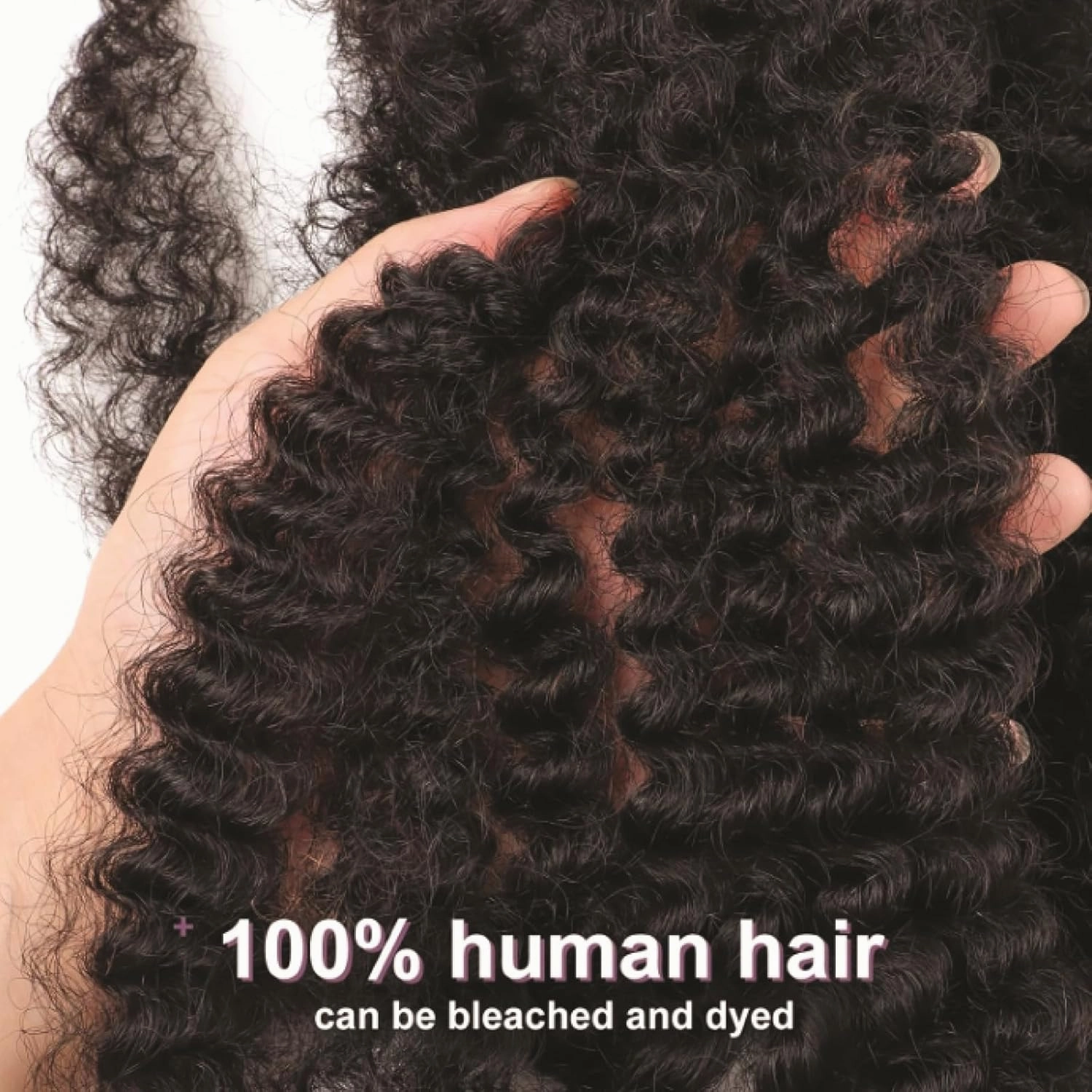 Afro Kinkys Bulk Human Hair 30g -100% Real Human Hair for Mini Twist, Braiding, Loc Extensions & Crochet, Kinky Curly Hair Bundles, Natural Afro Bulk for Dreadlocks (27 Honey Blonde, 10)