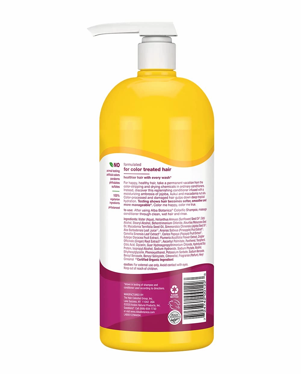 Alba Botanica Colorific Conditioner, Plumeria, 32 Oz