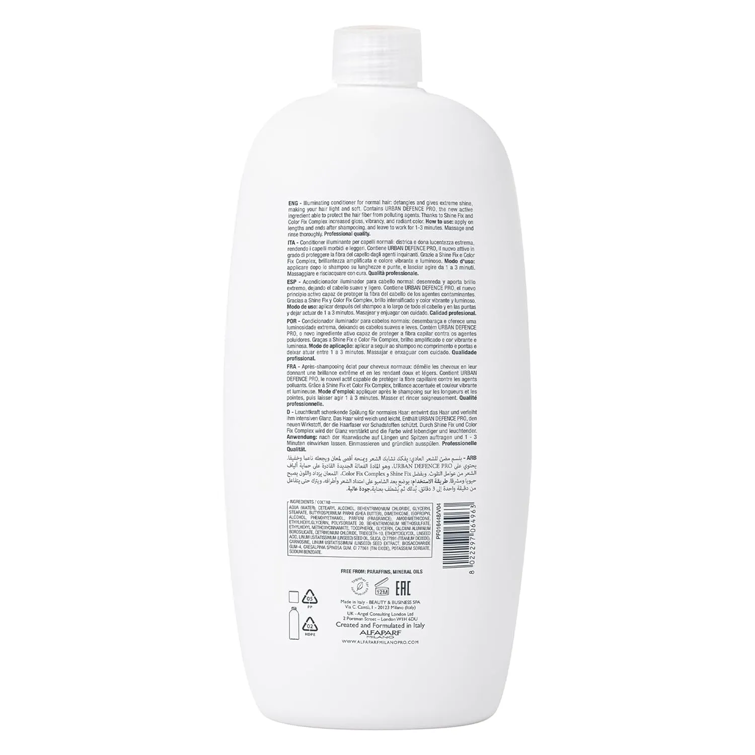 ALFAPARF MILANO Semi Di Lino Diamond Illuminating Conditioner - Moisturizing Conditioner For Normal and Color Treated Hair - Sulfate & Paraben Free Professional Hair Care