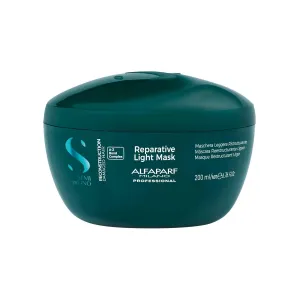 Alfaparf Milano Semi di Lino Reconstruction Bond Repair Hair Mask for Damaged Hair - Recommended for Fine Hair – Hair Repair Mask - Restructures - Color Safe - Deep Conditioner - Vegan (6.88 oz)