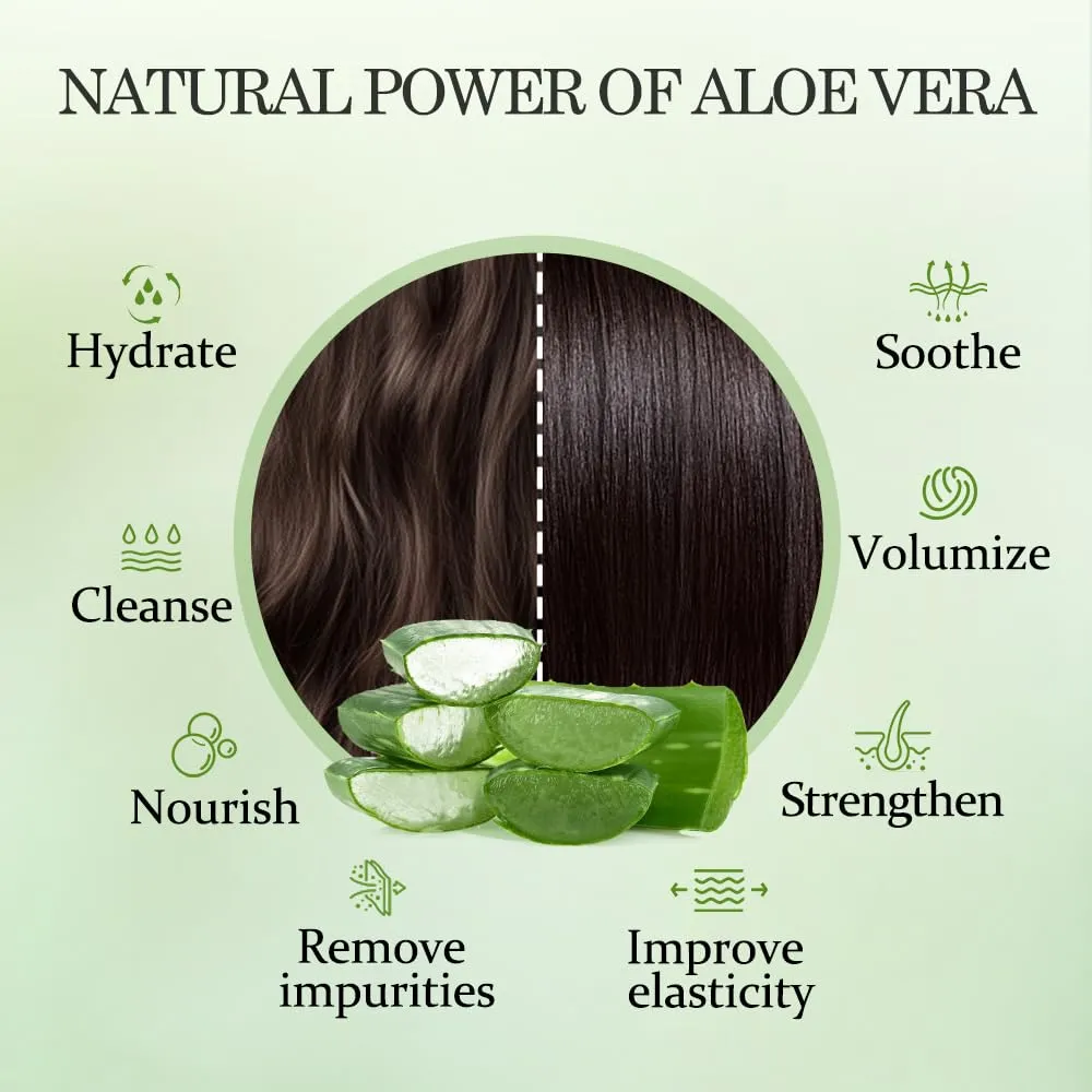 Aloderma Aloe Nourishing Hair Conditioner Made with Fresh Organic Aloe Vera for Dry, Damaged Hair - Deeply Hydrates and Nourishes Hair and Scalp, Leaving it Soft & Refreshed - Crambe Seed Oil - 16oz
