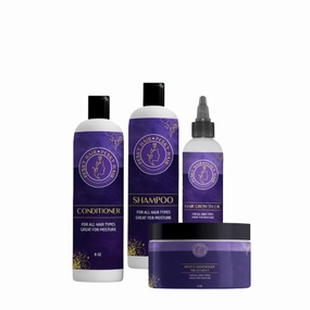 Aloe Vera & Manuka Honey 4-Piece Hair Repair Set | Deep Cleansing, Conditioning | Rosemary Infused for Hair Loss & Stimulates Hair Growth