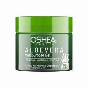 Aloe Vera Gel for All Skin & Hair Types | Reduce Age Spots, Nourishes & Hydrates Skin | Enriched with Aloevera & Green Tea Extract | Multipurpose Gel 300 ml