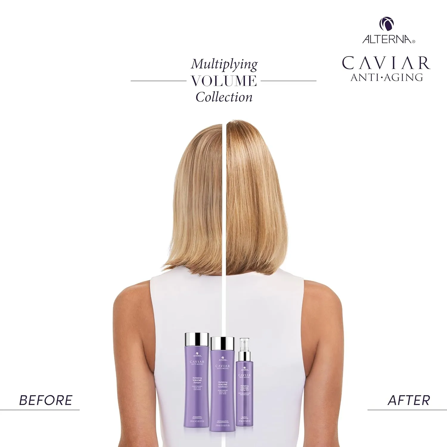 Alterna CAVIAR Anti-Aging Multiplying Volume Conditioner | For Fine, Limp or Thin Hair | Create Instant Volume and Thickness | Sulfate Free