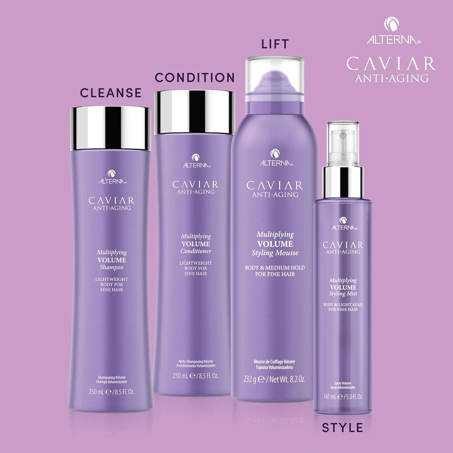 Alterna CAVIAR Anti-Aging Multiplying Volume Conditioner | For Fine, Limp or Thin Hair | Create Instant Volume and Thickness | Sulfate Free