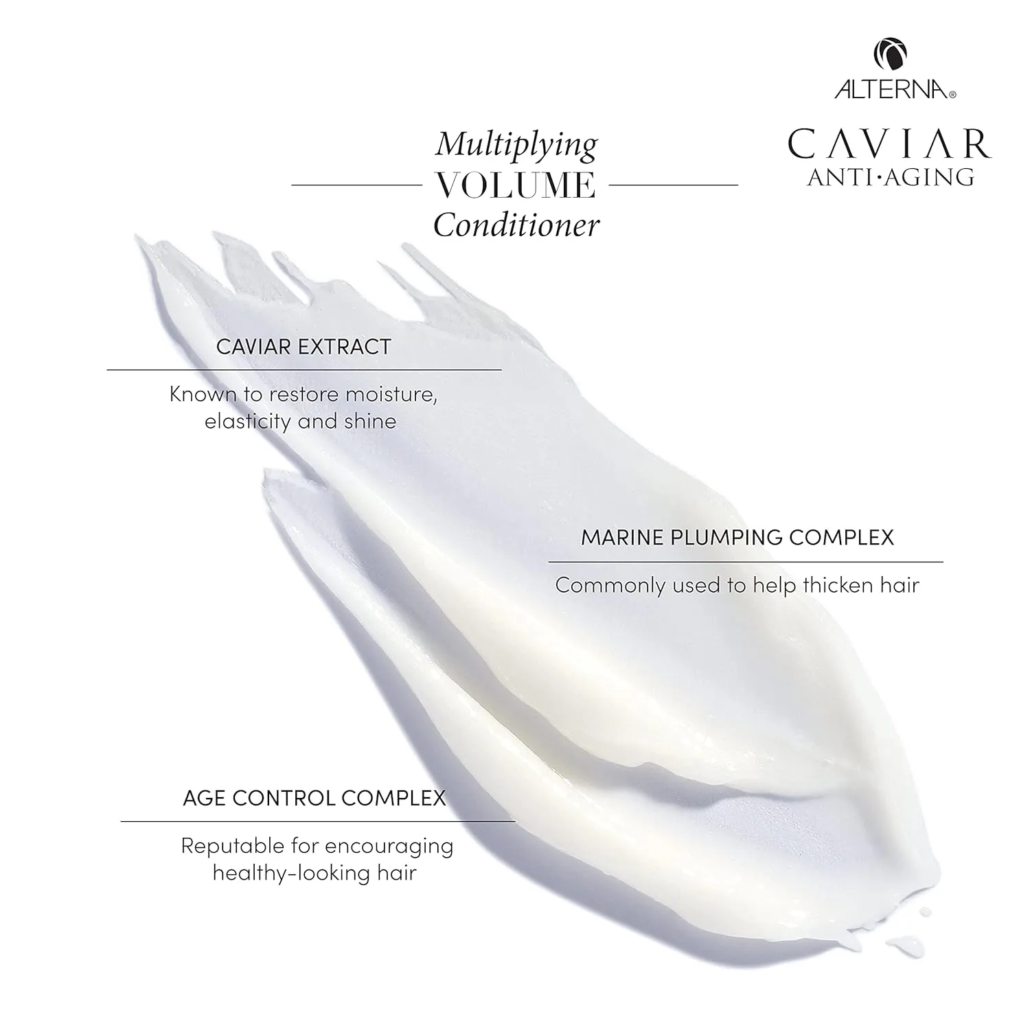 Alterna CAVIAR Anti-Aging Multiplying Volume Conditioner | For Fine, Limp or Thin Hair | Create Instant Volume and Thickness | Sulfate Free