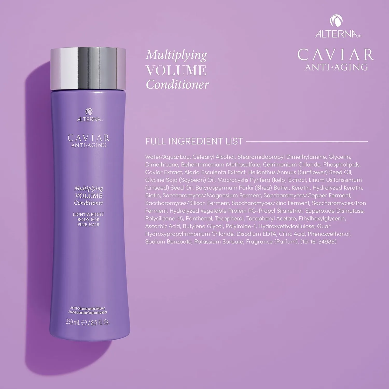 Alterna CAVIAR Anti-Aging Multiplying Volume Conditioner | For Fine, Limp or Thin Hair | Create Instant Volume and Thickness | Sulfate Free