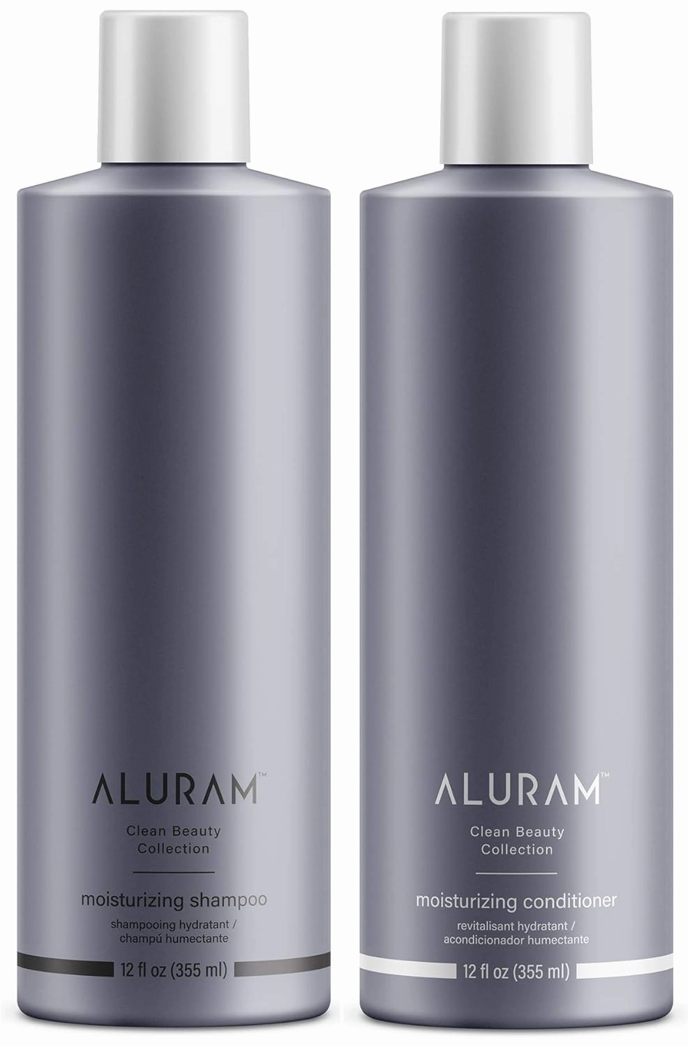 ALURAM Coconut Water Based Moisturizing and Hydrating Hair Shampoo & Conditioner Set, (2 sizes)