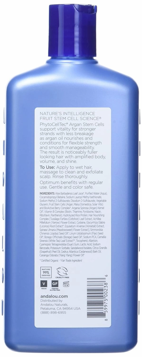 Andalou Naturals Age Defying Hair Thinning Treatment System, 3 Piece Kit