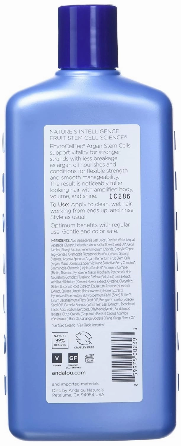 Andalou Naturals Age Defying Hair Thinning Treatment System, 3 Piece Kit