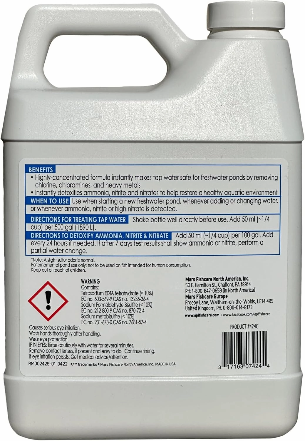 API Pond Aqua Essential Pond Water Conditioner 32-Ounce Bottle