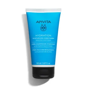Apivita Hydration Moisturizing Conditioner | Deep Moisturizing   Detangling with Hyaluronic Acid, Aloe & Honey, Reduces Frizz, Silicone-Free, 150 mL / 5.07 oz