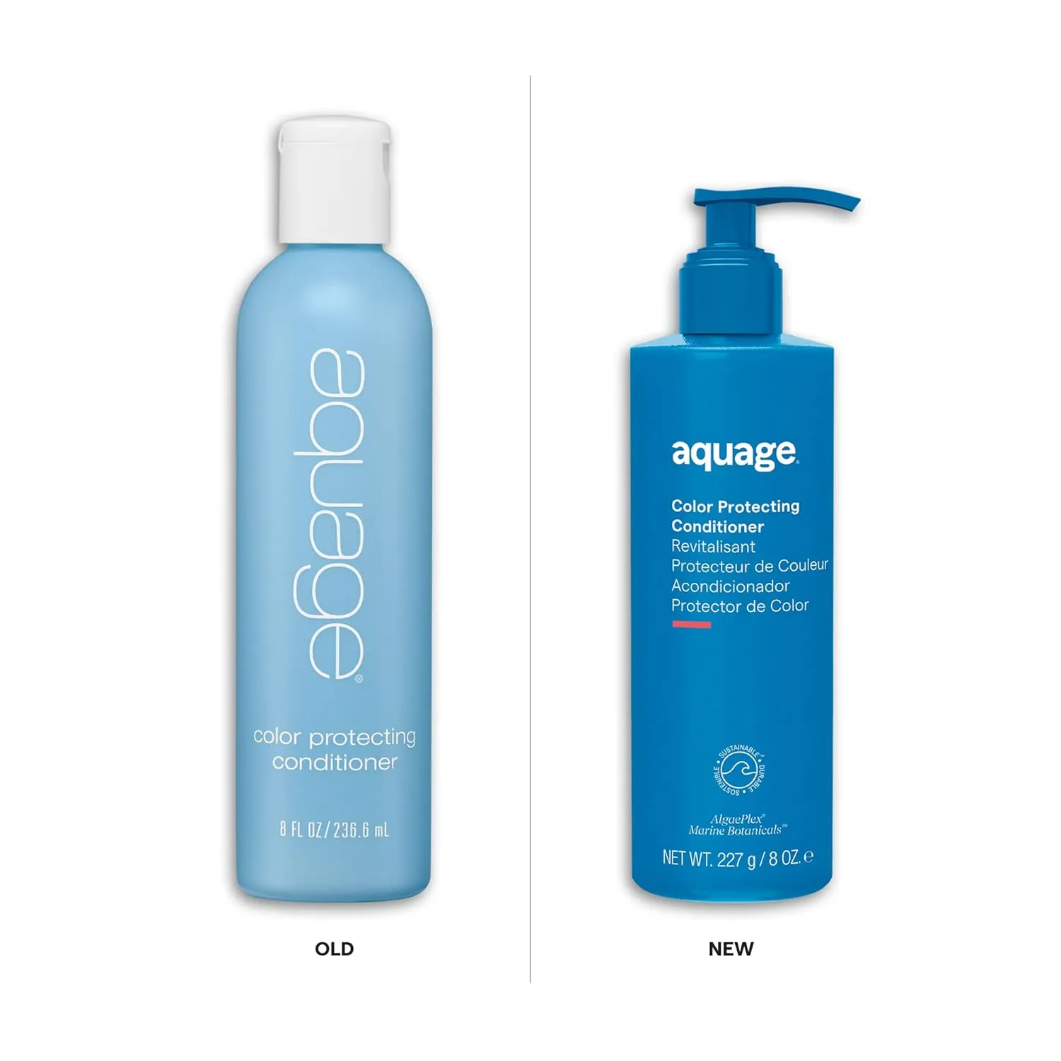 AQUAGE Color Protecting Conditioner, Deep-Penetrating Moisturizer Seals in Haircolor, Infused with Nutrient-Rich Sea Botanicals, Restores Hair and Adds Shine, 8 oz