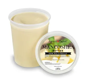 Aroma Depot Mancoshea 32 oz. Shea Butter - Cocoa Butter - Mango Butter l Restore and Rejuvenate Body Butte Blend. For Homemade DIY Projects such as Lotions, Soaps, Baby Care, and Hand Creams.