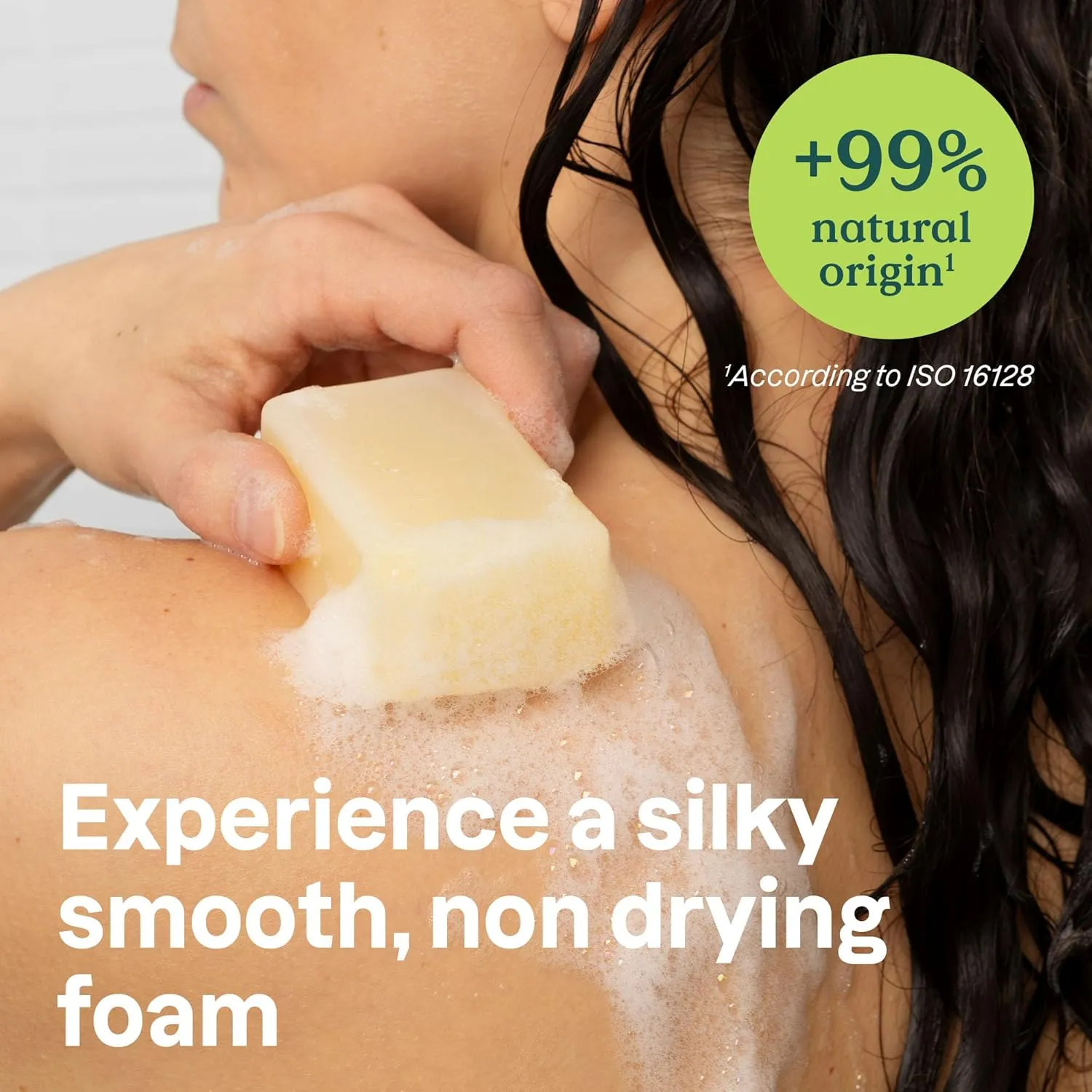 ATTITUDE Body Soap Bar, Natural Origin, Protects and Softens Dry Skin, Watercress, Indian Cress & Olive Oil, EWG Verified & Vegan, Pear & Amber, 4 Oz (Pack of 6)