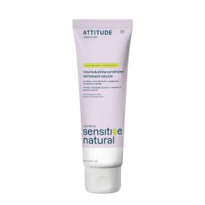 ATTITUDE Hair Conditioner for Sensitive Dry Scalp, For Thin Hair, Soothing Oat, Naturally Derived Ingredients, Dermatologically Tested, Vegan Detangler, Volume and Shine, 8 Fl Oz
