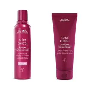 Aveda Color Control Rich Shampoo & Conditioner Duo | Protects Color-Treated Hair | Fights Color Fading | Silicone Free | for Medium to Thick Hair | 97%  Naturally Derived* | 6.7 Fl Oz