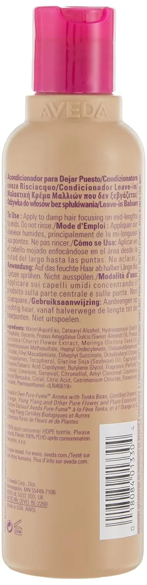 Aveda Softening Leave-in Conditioner, cherry almond 6.7 Fl Oz (Pack of 2)