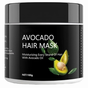 Avocado Hair Mask, Moisturizing & Softening Conditioner Inverted Mask for Deep Hydration & Repair For All Hair Types (2PC)