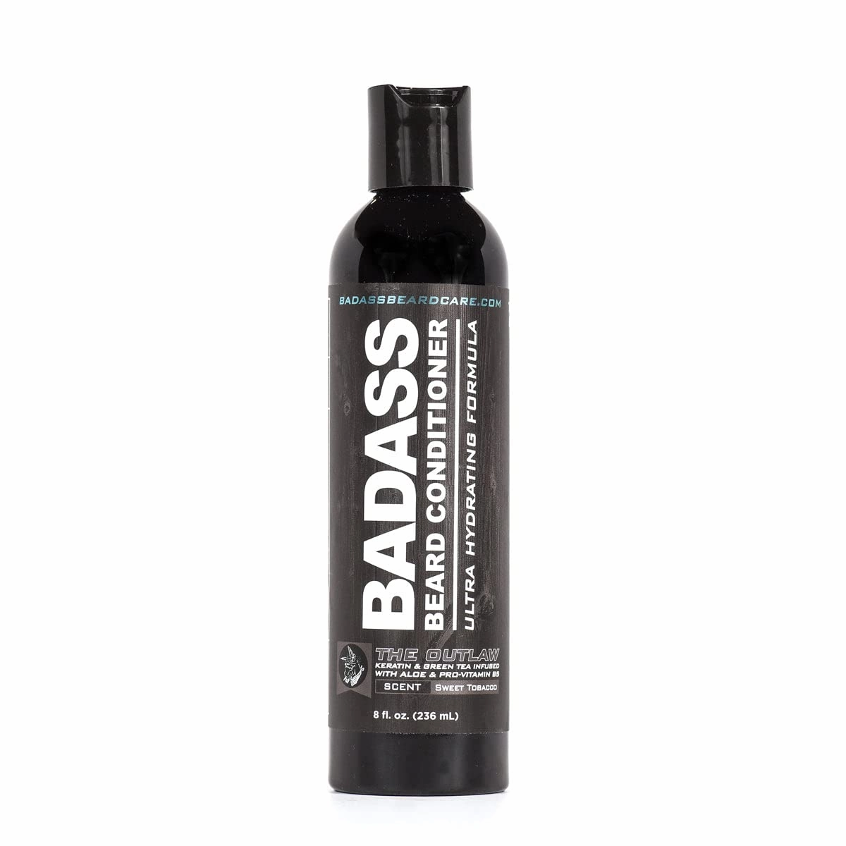 Badass Beard Care Beard Conditioner For Men - THE OUTLAW, 8oz - Made of Natural Ingredients for A Healthy, Soft, & Itch Free Beard and Mustache