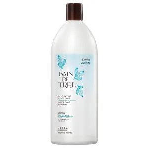 Bain de Terre Jasmine Moisturizing Conditioner, Rich Hydration for Dry Hair, with Argan & Monoi Oils, Paraben-Free, Color-Safe, Vegan