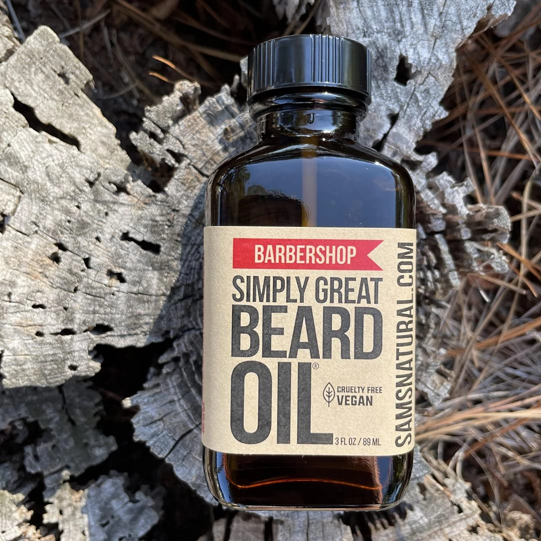 BARBERSHOP Scented - Holiday Gifts - Stocking Stuffers - Beard Conditioner - 3 Oz - Easy Applicator - Natural - Vegan and Cruelty Free Care for Beards - Gifts for Men