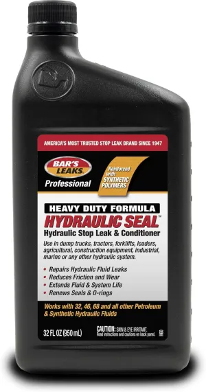 Bar's Leaks H60 Hydraulic Seal Stop Leak & Conditioner, 32. Fluid_Ounces, 1 Quart