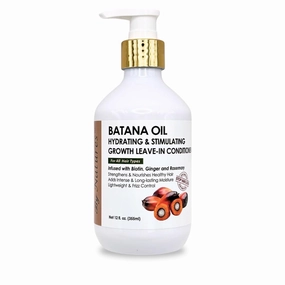 Batana Oil Hydrating & Stimulating Growth Leave-In Conditioner 12 fl.oz - Infused with Biotin, Ginger and Rosemary