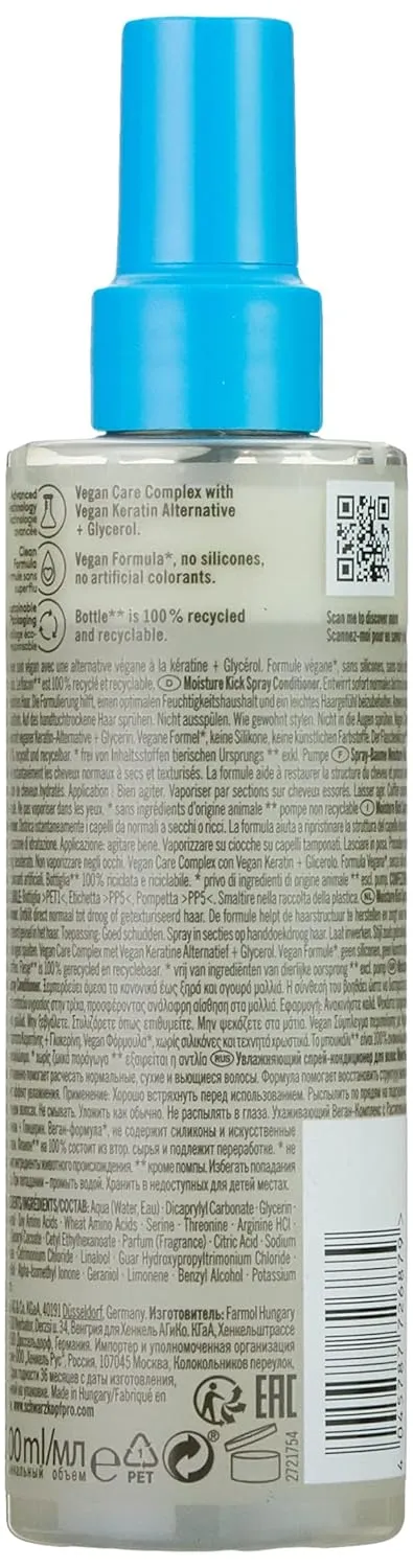 BC Bonacure MOISTURE KICK Spray Conditioner, 6.8-Ounce