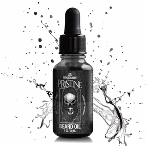 Beard Gains Beard Oil for Men - Organic Beard Growth Oil, Moisturizer & Conditioner, Softens & Strengthens Facial Hair, Reduces Itch, Promotes Healthy Beard (1oz, Pristine)