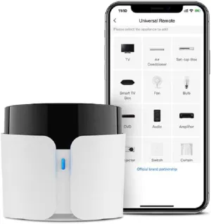 Bestcon RM4C Pro RF IR Controlled WiFi Remote Control Hub for Smart Home Devices - TV, STB, Air Condition, DVD - Compatible With Alexa, Google Home, IFTTT