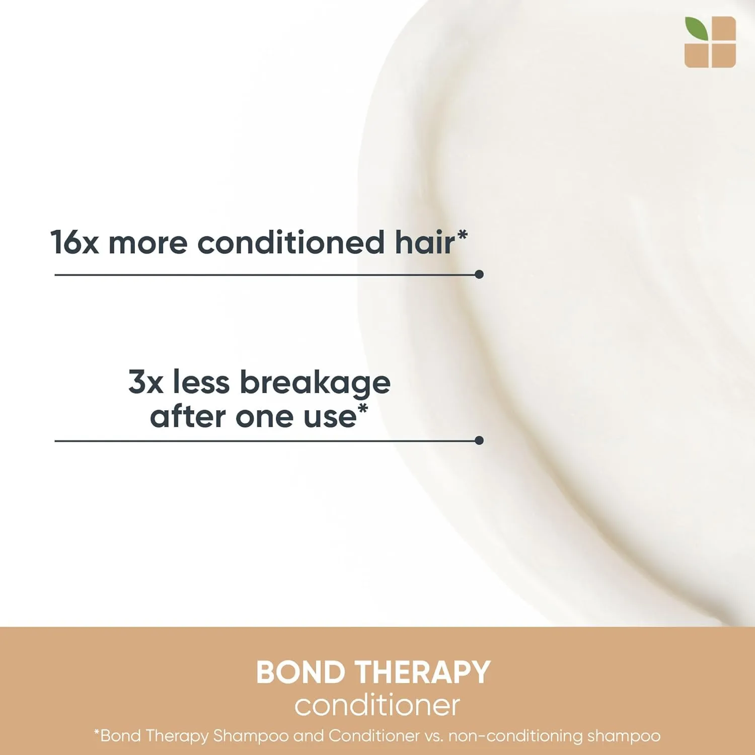 Biolage Bond Therapy Conditioner - Builds Bonds & Reduces Breakage, Paraben & Sulfate-Free, Salon Professional Conditioner
